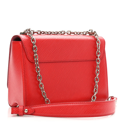 Louis Vuitton Epi Twist Shoulder Bag MM Coquelicot 3 of 10
