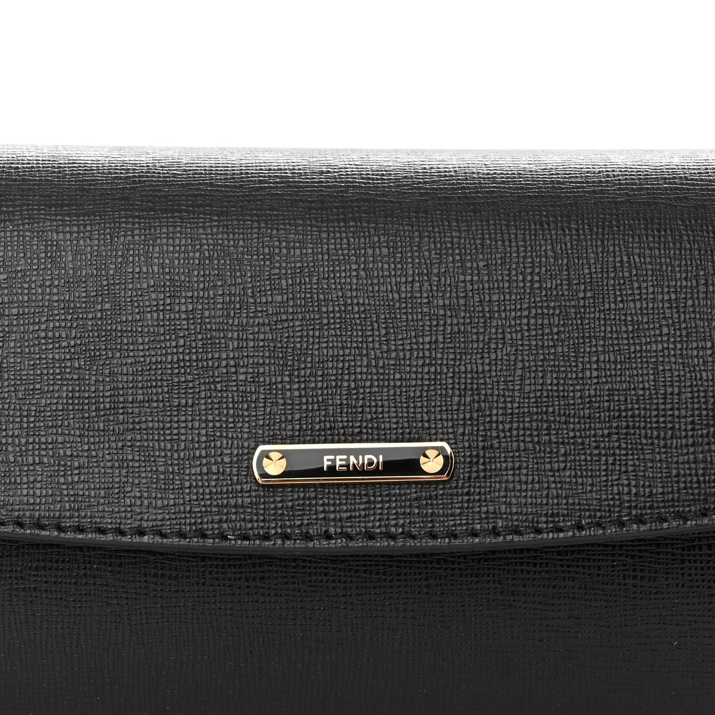 Vitello Elite Flap Crossbody Bag Black
