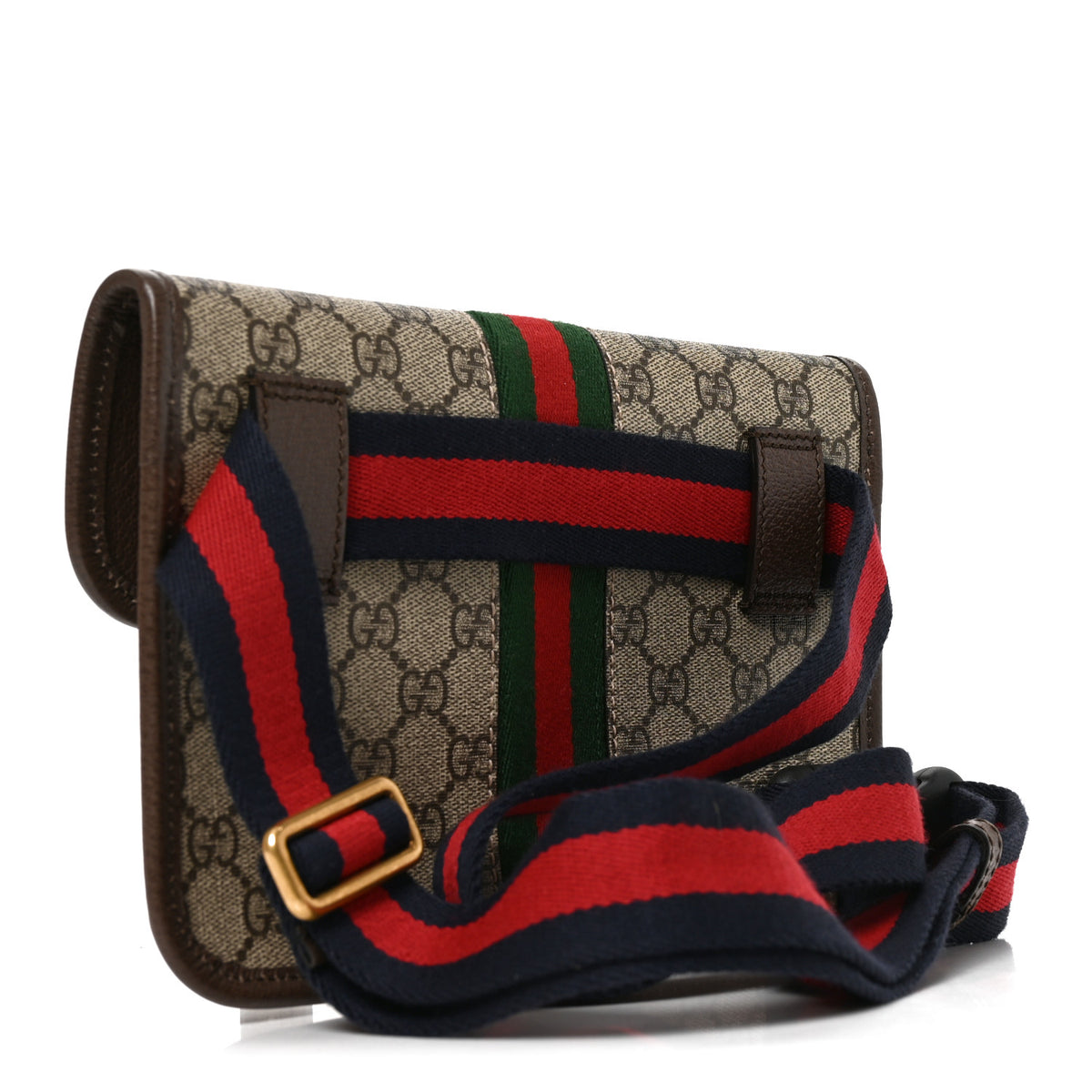 Gucci GG Supreme Monogram Web Small Ophidia Belt Bag Brown 2 of 9