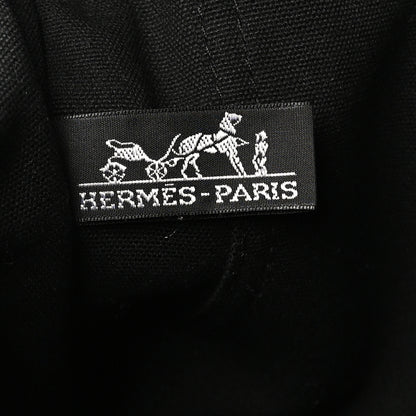 Hermes Canvas Fourre Tout MM Black 6 of 9