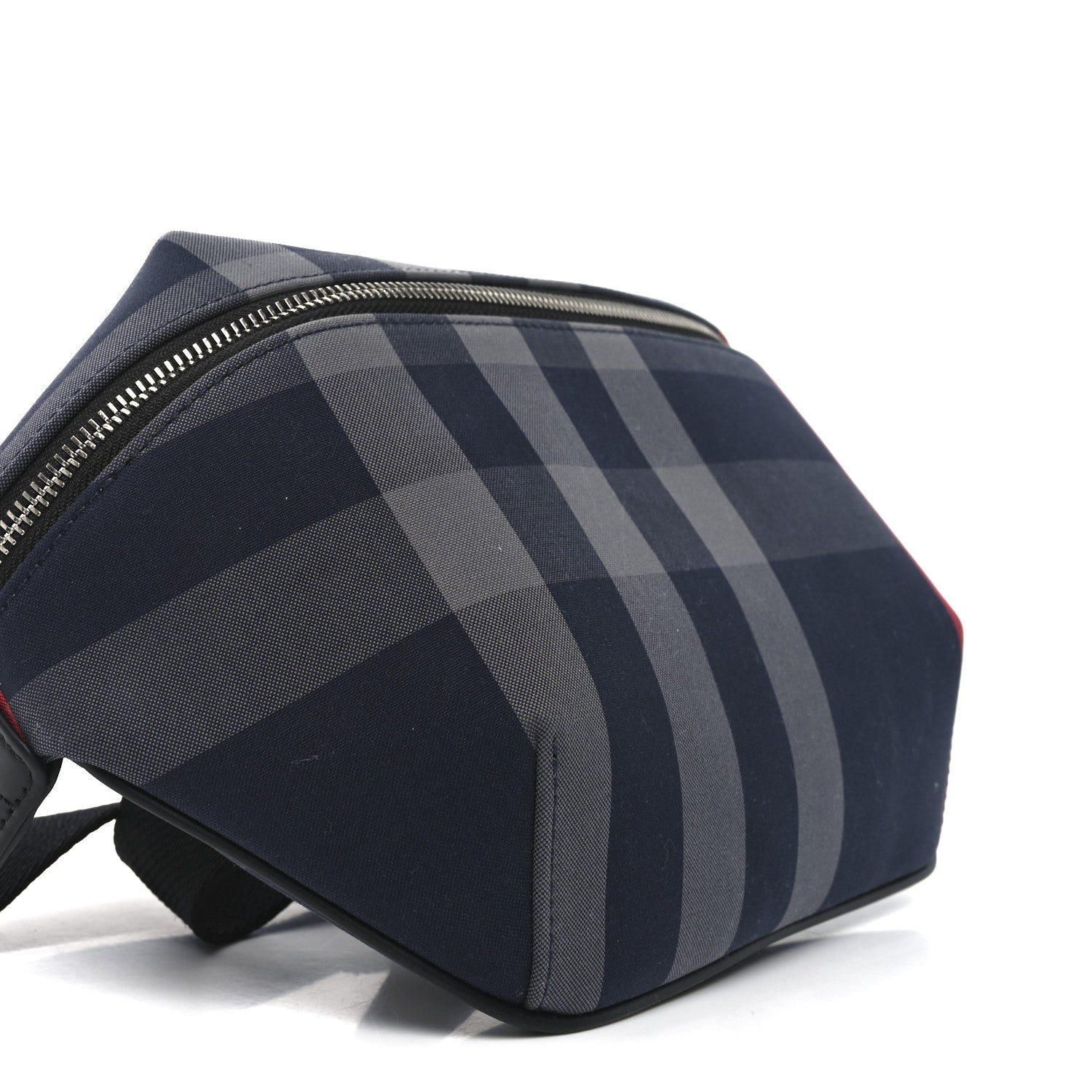 Burberry House Check Sonny Bum Bag Navy Grey 8 of 9