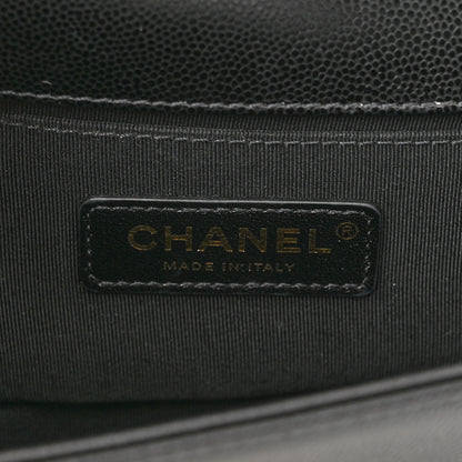 Chanel Caviar Quilted Small Boy Flap Black 6 of 10