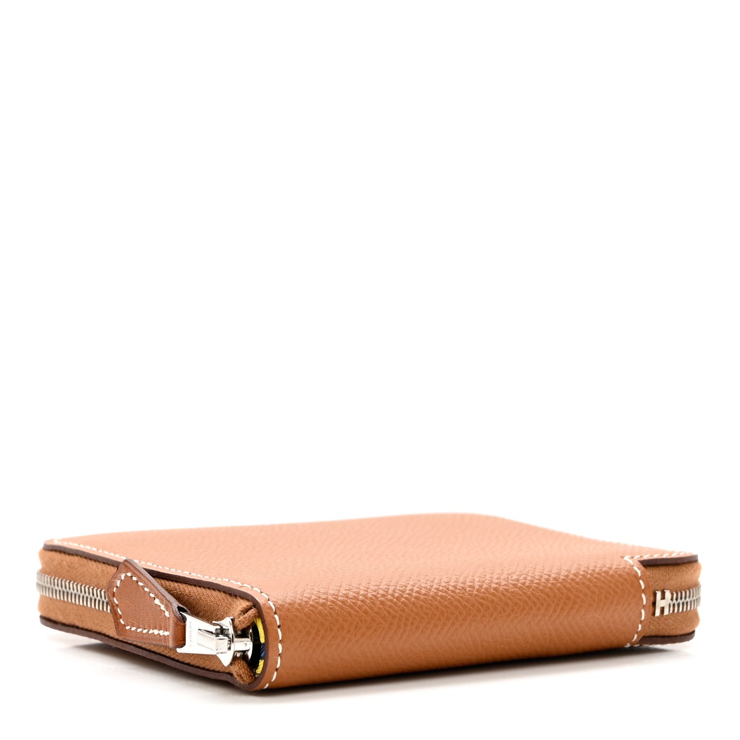 Hermes Epsom Silk'in Compact Wallet Gold 4 of 7