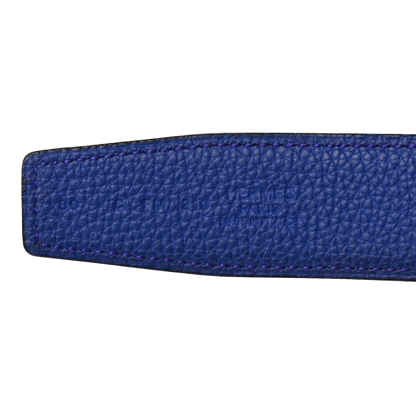 Box Togo 32mm Martelee H Belt 80 Black Bleu Electrique