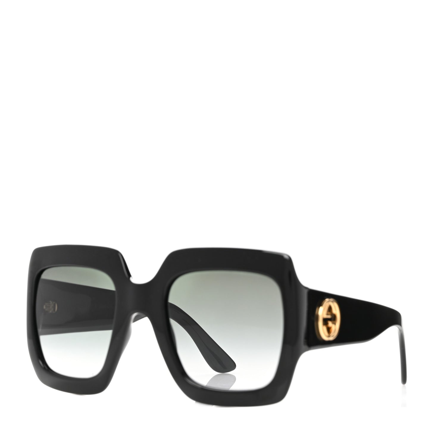 Acetate Square Frame Sunglasses GG0053S Black