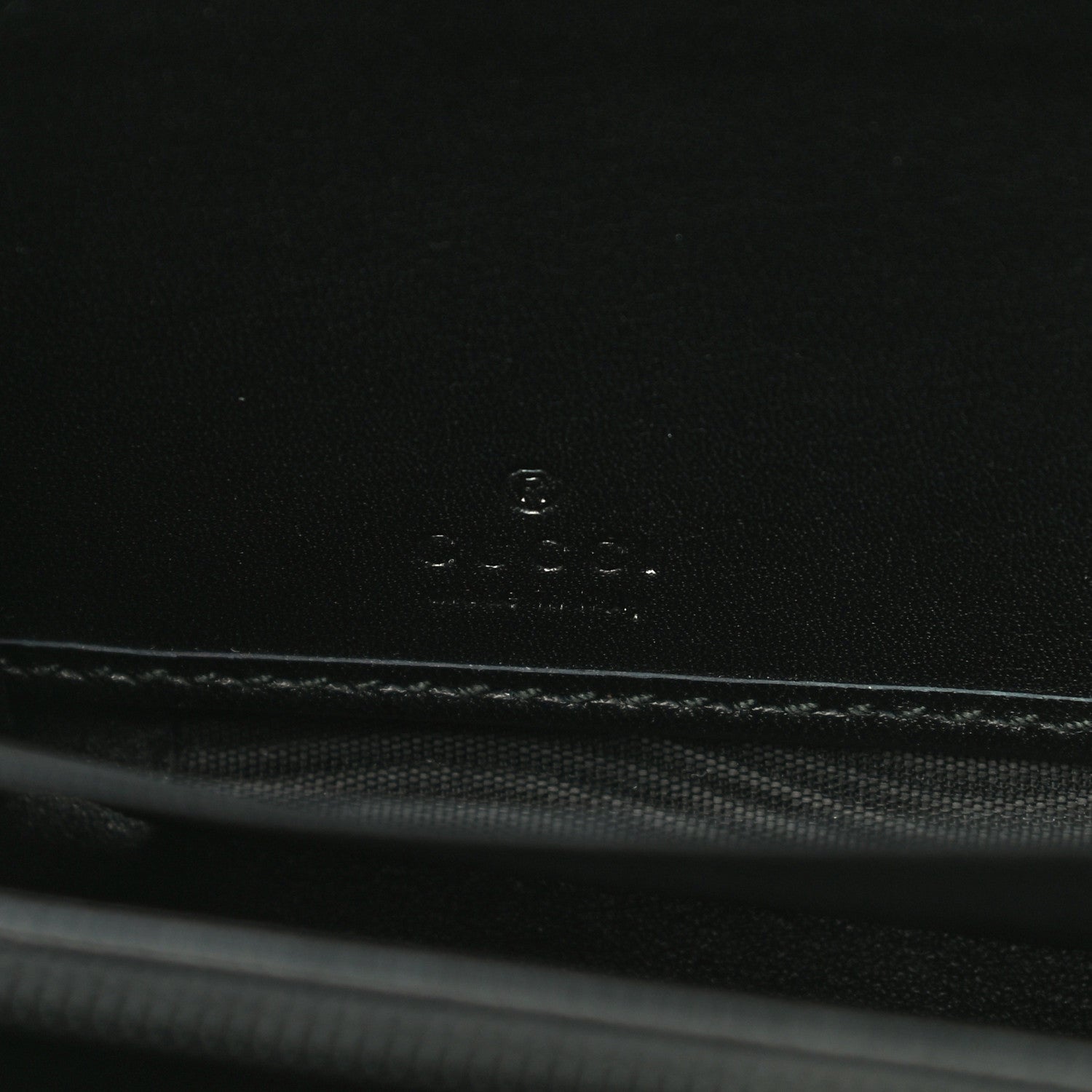 Gucci Calfskin Matelasse GG Marmont Zip Around Wallet Black 6 of 12