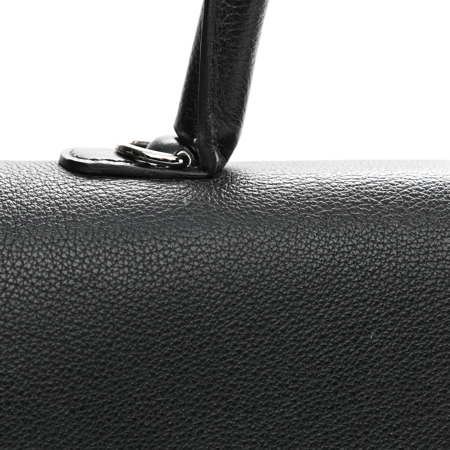 Delvaux Grained Calfskin GM Brillant Satchel Black 13 of 15