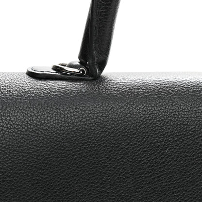 Delvaux Grained Calfskin GM Brillant Satchel Black 13 of 15