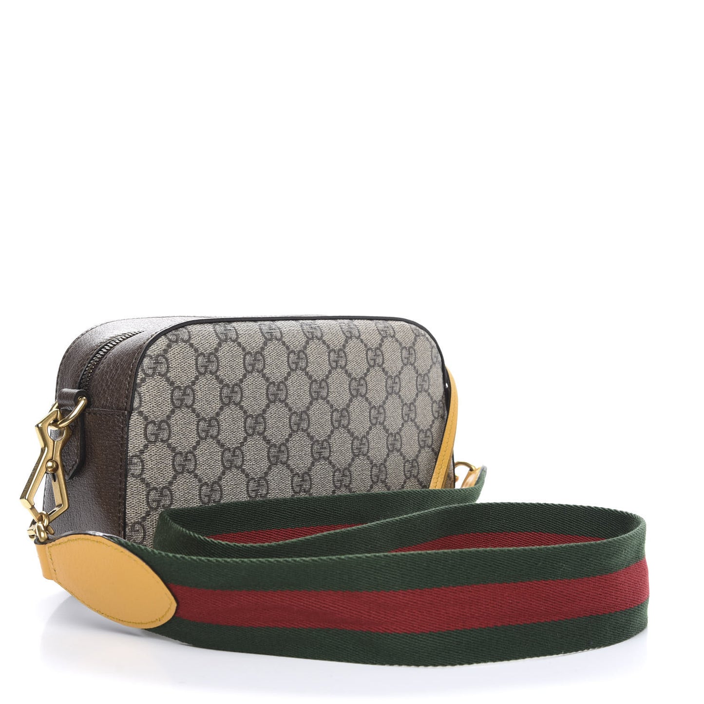 GG Supreme Monogram Web Neo Vintage Shoulder Bag Beige New Acero Crop