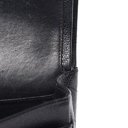 Chanel Caviar Quilted Medium Double Flap Black 12 of 16