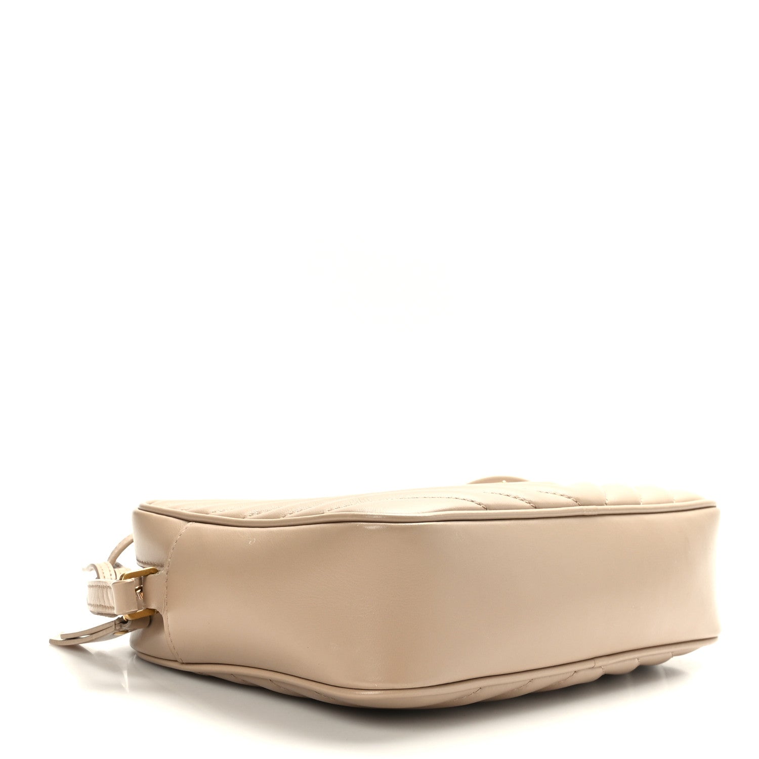 Saint Laurent Calfskin Matelasse Monogram Lou Camera Bag Dark Beige 4 of 9