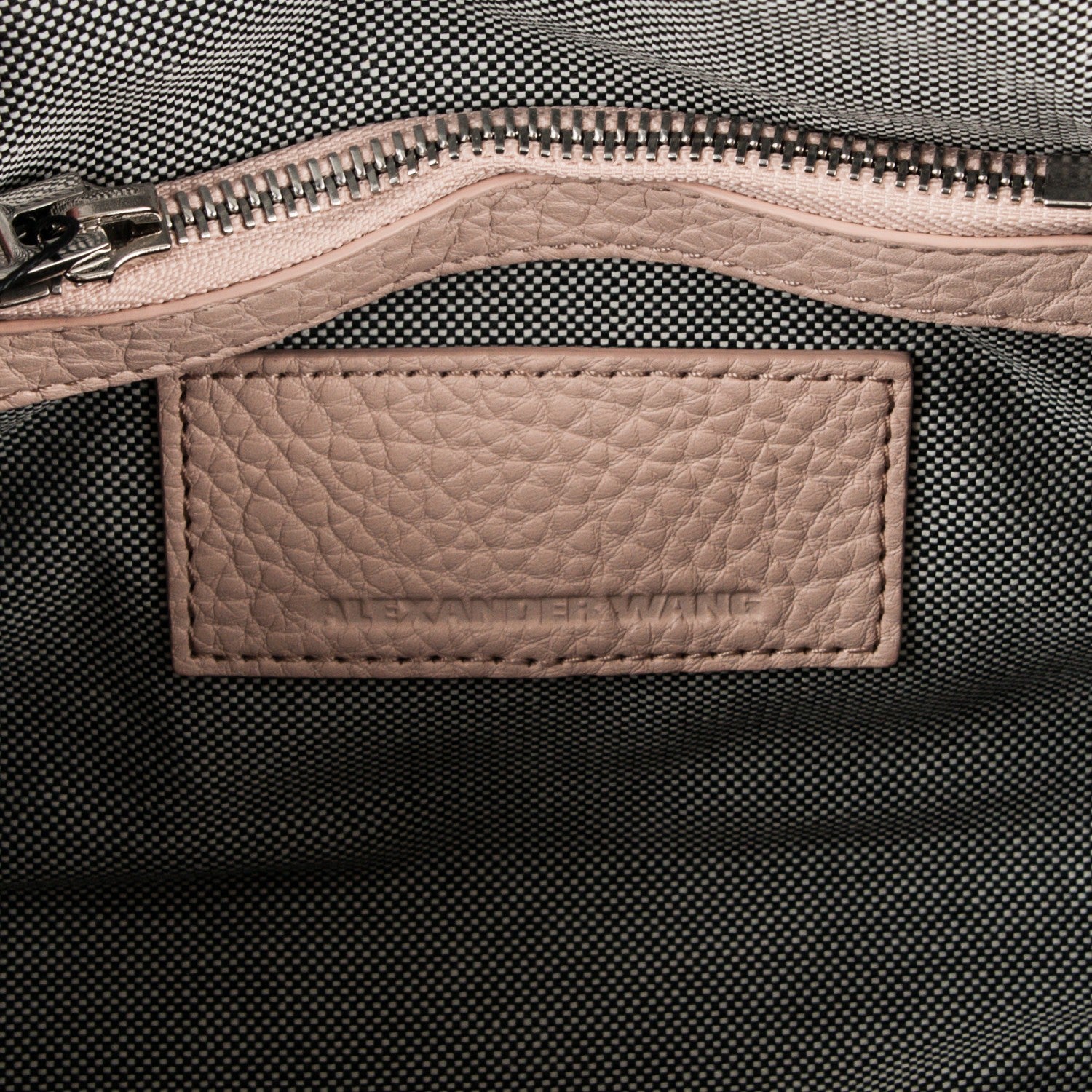 Alexander Wang Pebbled Lambskin Mini Rockie Pale Pink Rhodium Hardware 6 of 8