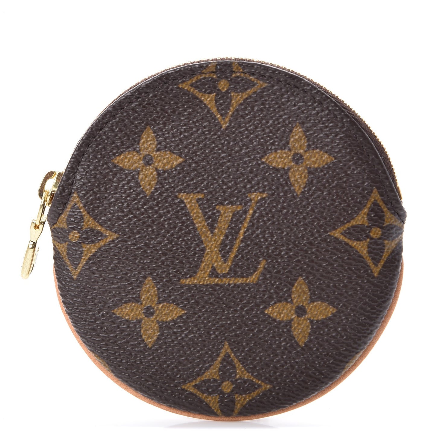 Monogram Round Coin Purse