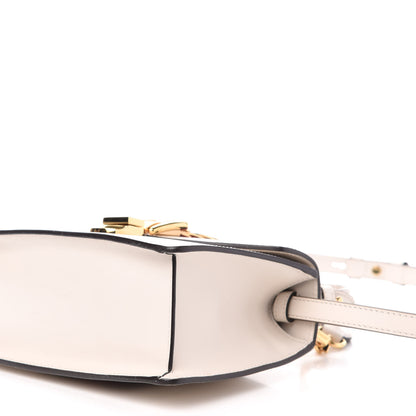 Gucci Calfskin Mini Sylvie Top Handle Bag White 10 of 11