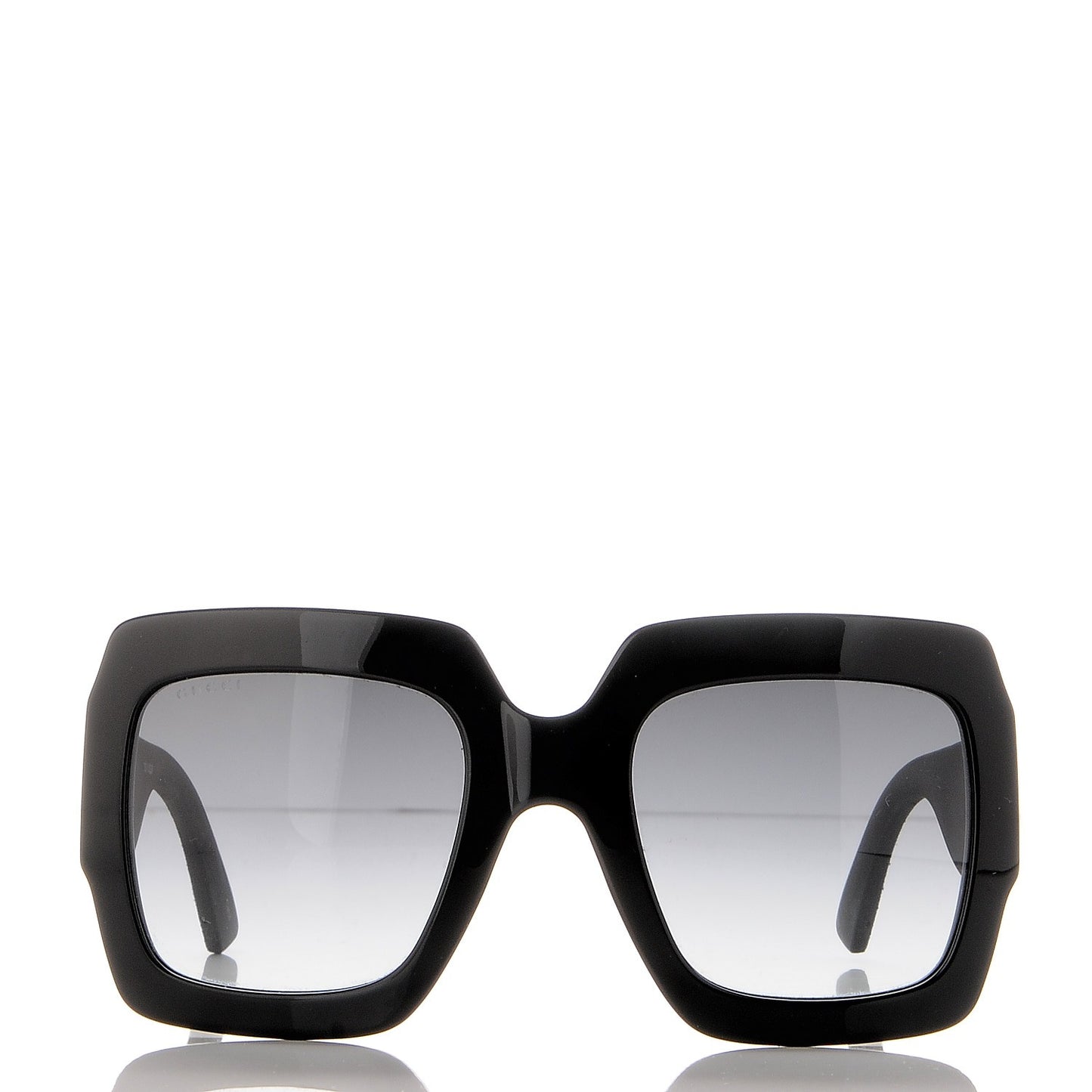 Square Frame GG0102S Sunglasses Glitter Black
