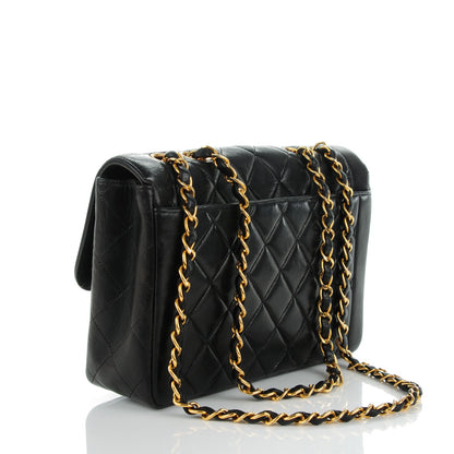 Chanel Lambskin Quilted Medium Single Flap Dark Brown 3 of 10