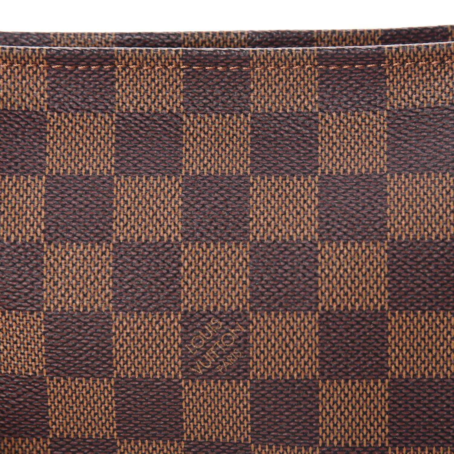 Louis Vuitton Damier Ebene Trousse Make Up Bag Pochette 9 of 9