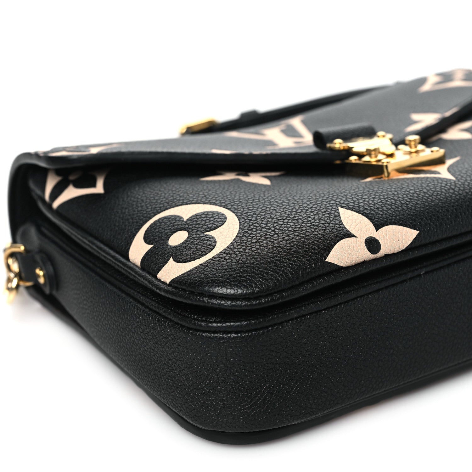 Louis Vuitton Empreinte Monogram Giant Pochette Metis Black Beige 8 of 9