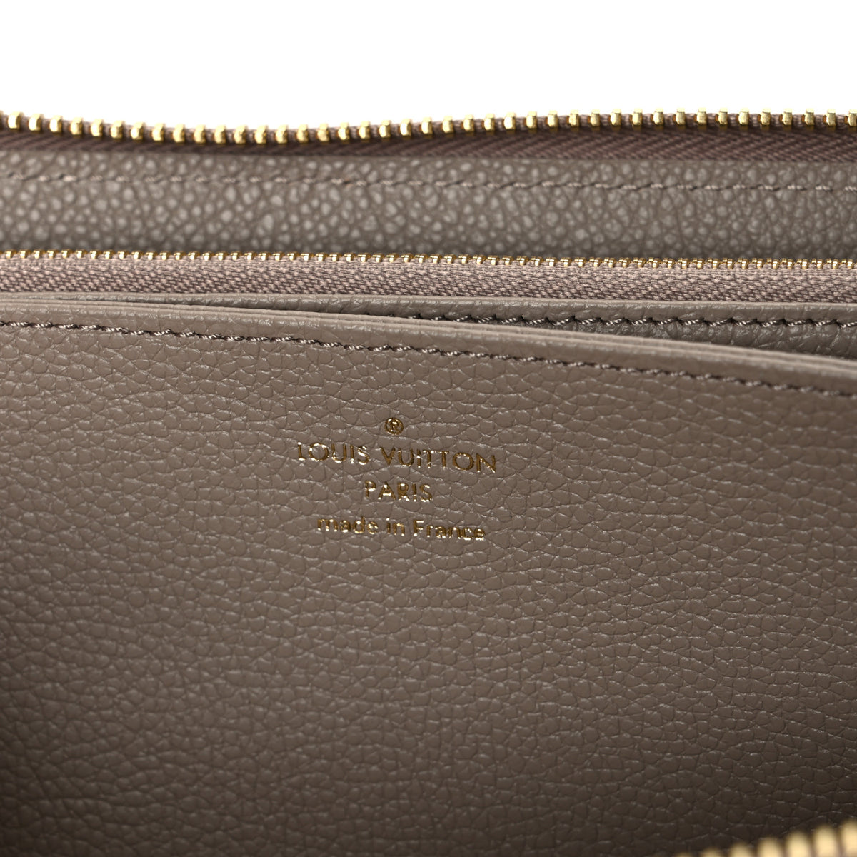 Empreinte Monogram Giant Zippy Wallet Tourterelle Creme