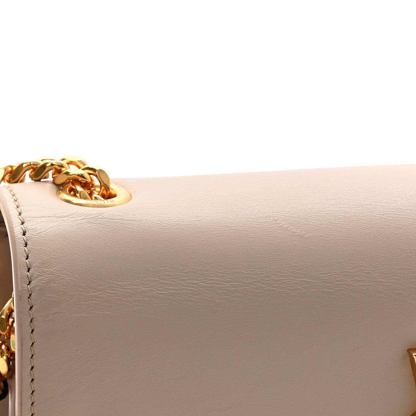Calfskin Small Classic Monogram Kate Tassel Satchel Dark Beige