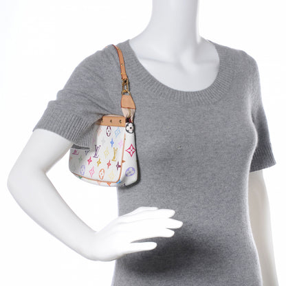 Louis Vuitton Monogram Multicolor Pochette Accessories White 2 of 8