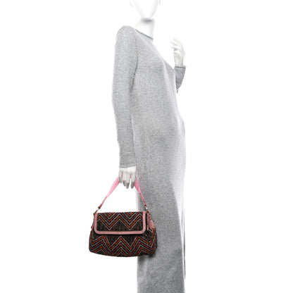 Fendi Zucca Cuoio Lucido Small Chef Shoulder Bag Tobacco Pink 2 of 10