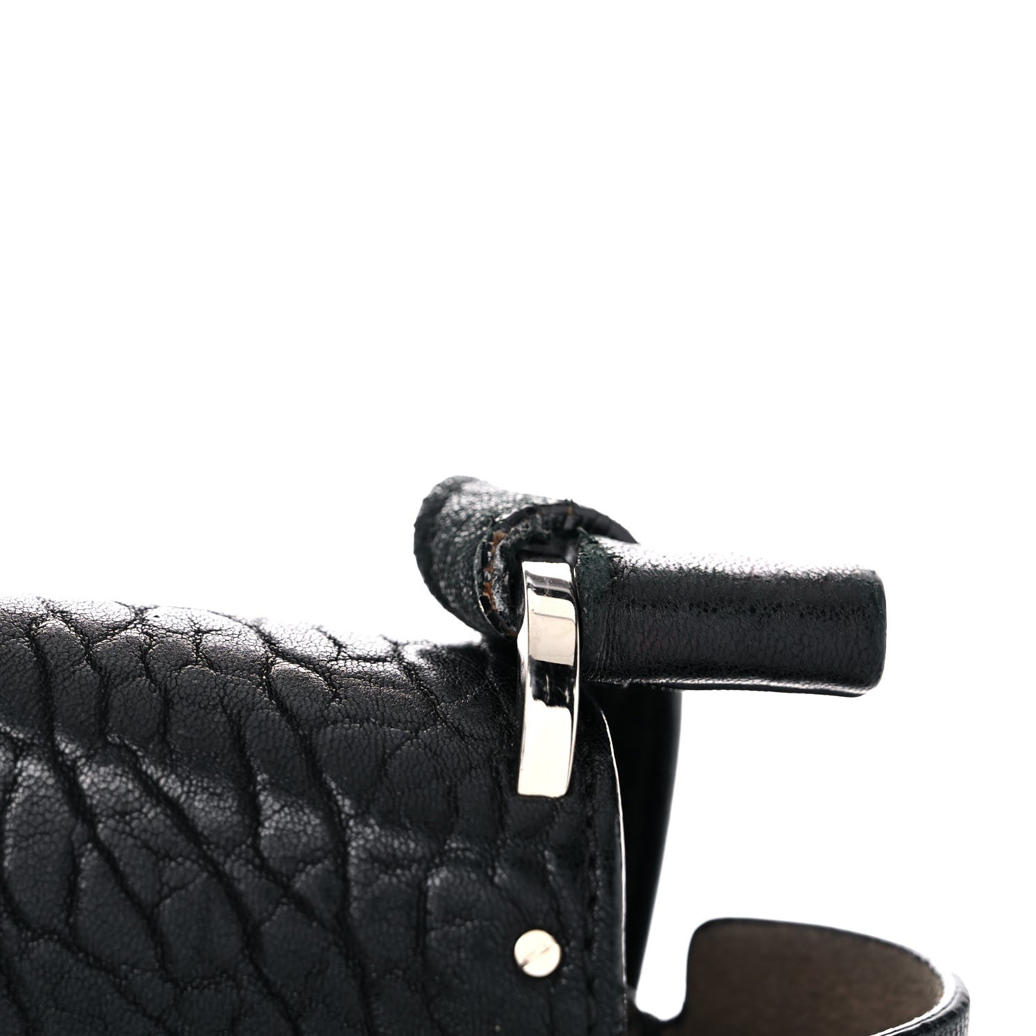 Jimmy Choo Grainy Calfskin Lockett Shoulder Bag Black 26 of 32