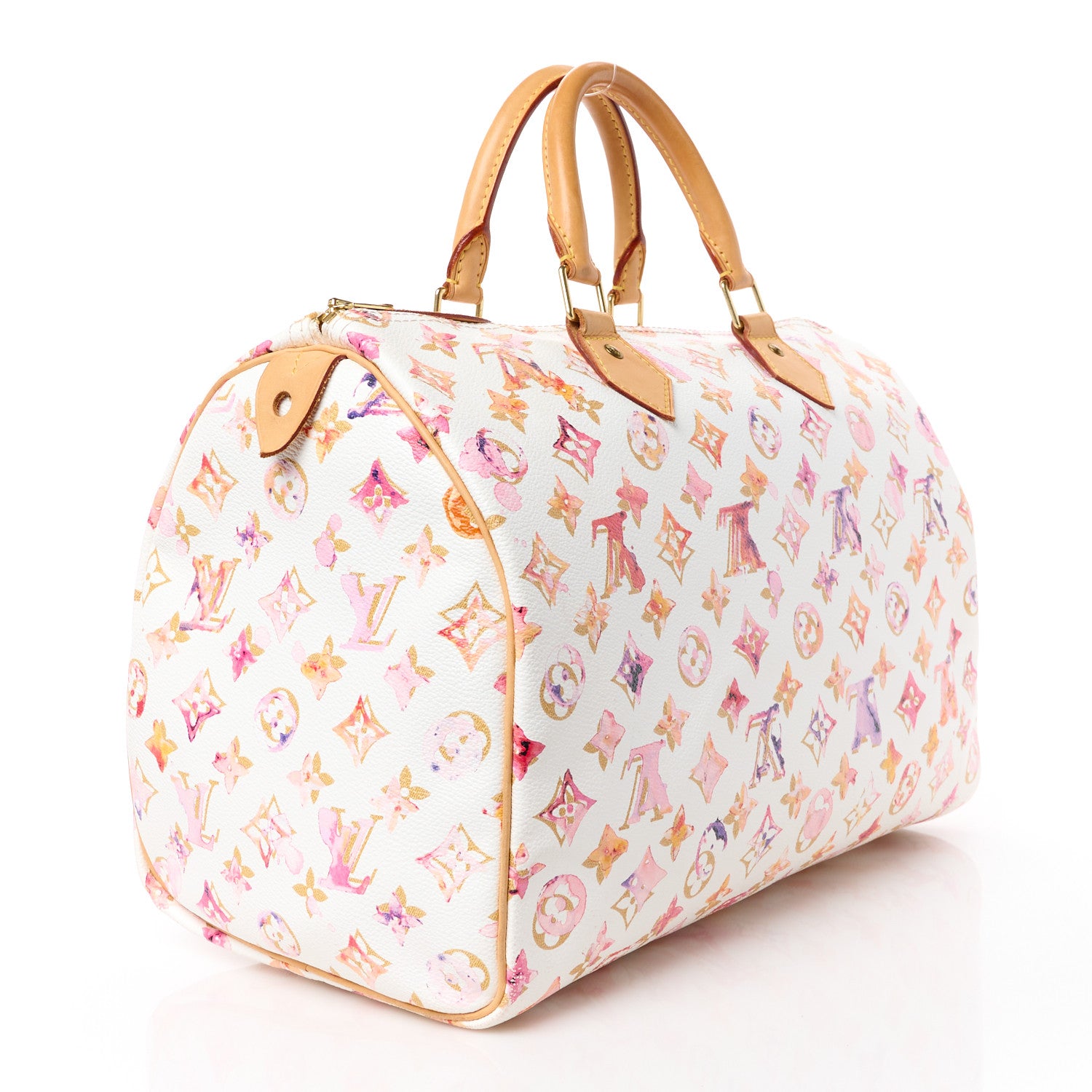 Louis Vuitton Watercolor Aquarelle Speedy 35 White 3 of 14