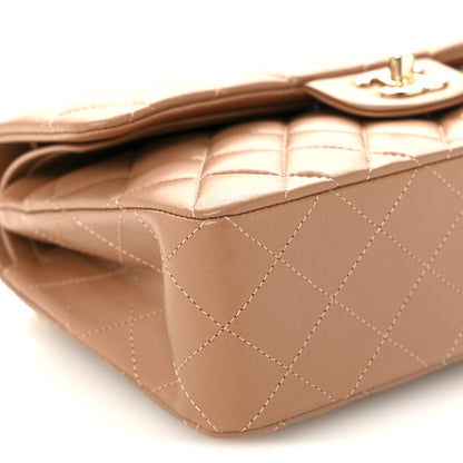 Chanel Lambskin Quilted Small Double Flap Brown 9 of 11