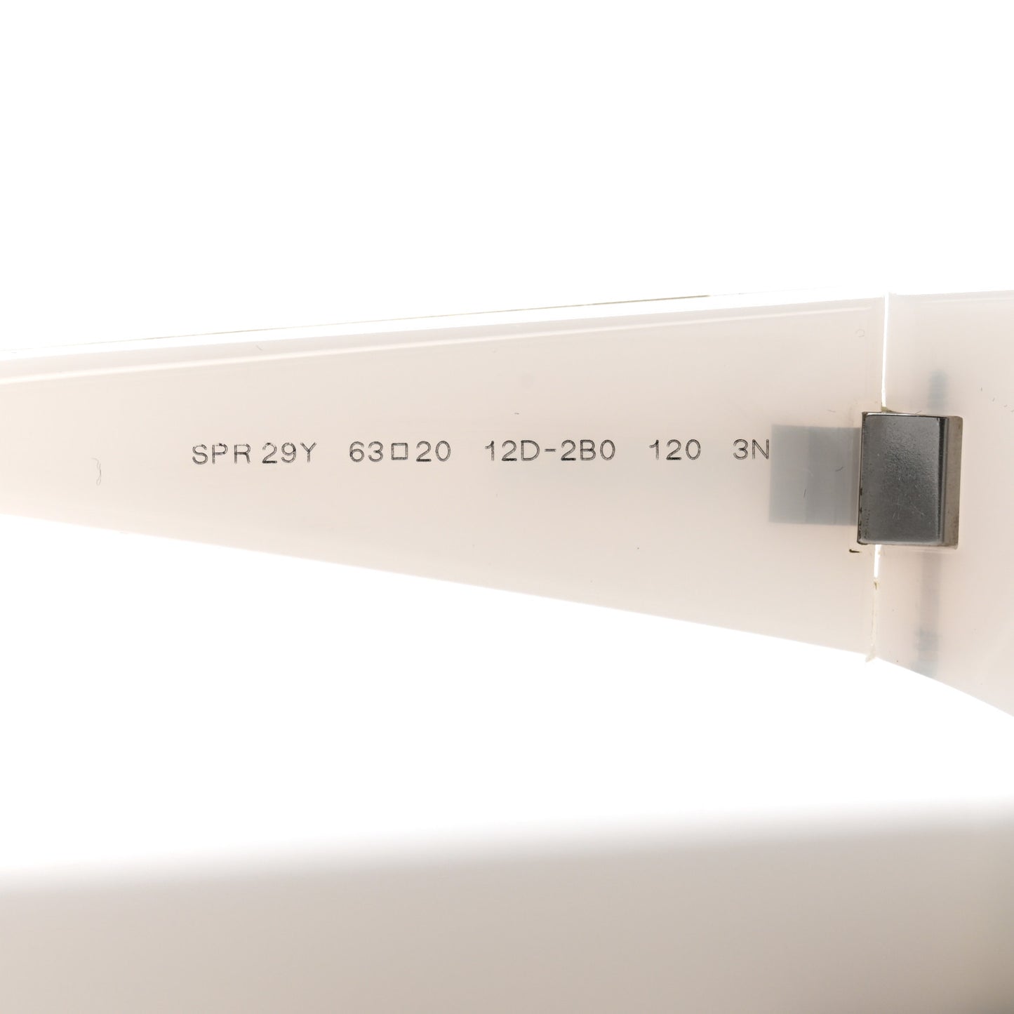 Acetate Runway Sunglasses SPR 29Y White