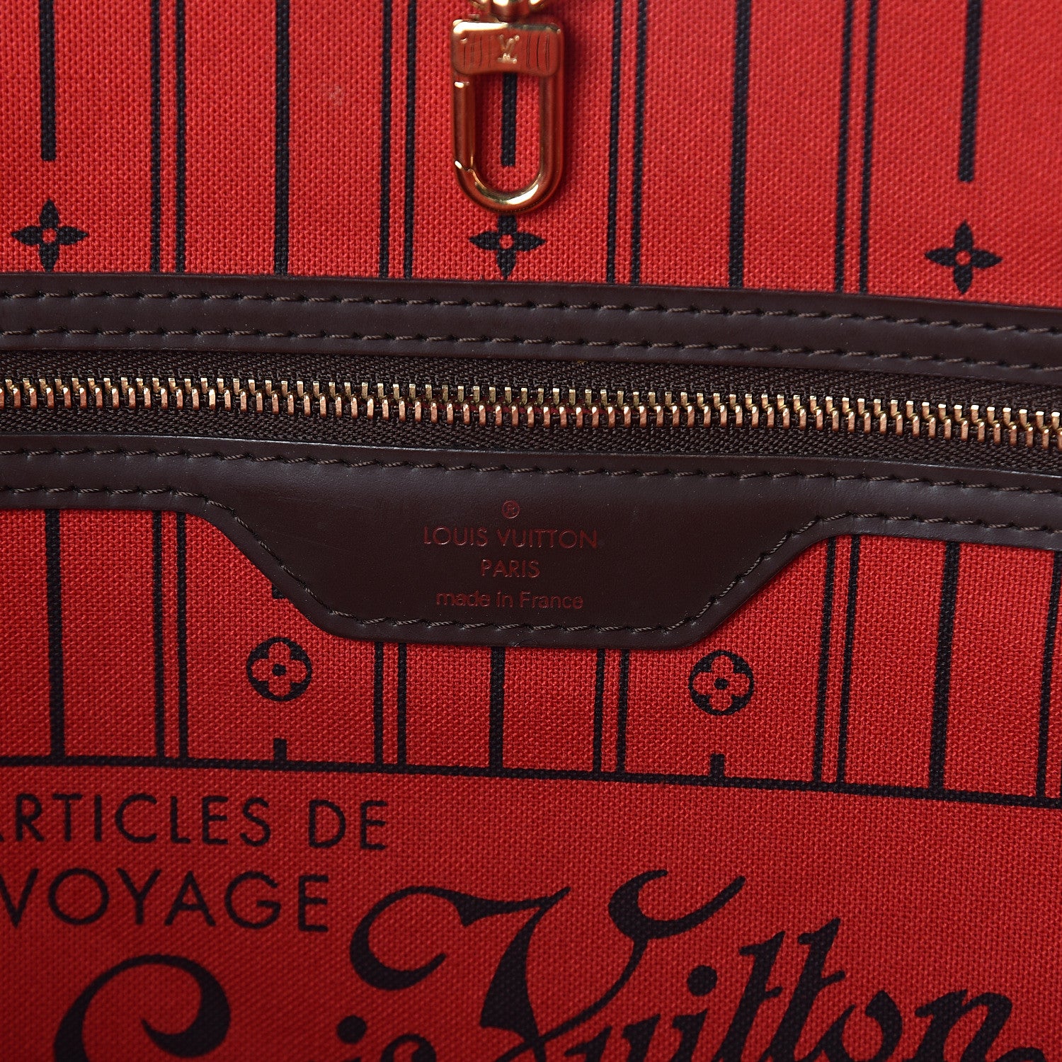 Louis Vuitton Damier Ebene Neverfull GM 5 of 10