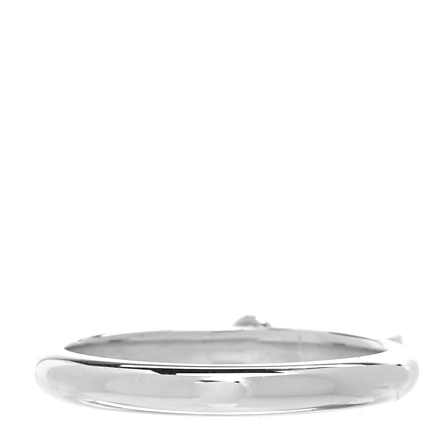 Tiffany Sterling Silver Enamel Return to Tiffany Double Heart Ring Blue 58 8.5 3 of 6