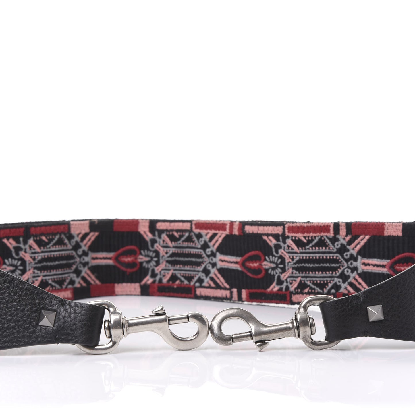 Canvas Loveblade Embroidered Rockstud Guitar Strap Multicolor