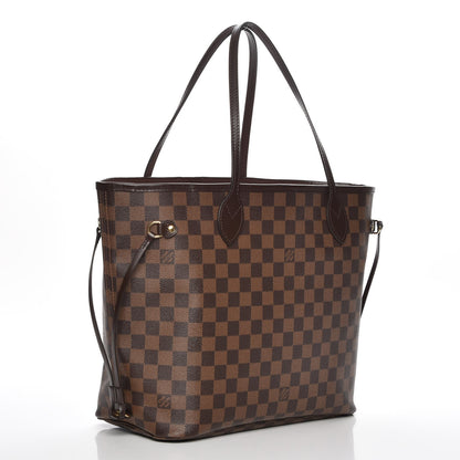 Louis Vuitton Damier Ebene Neo Neverfull MM Rose Ballerine 3 of 8