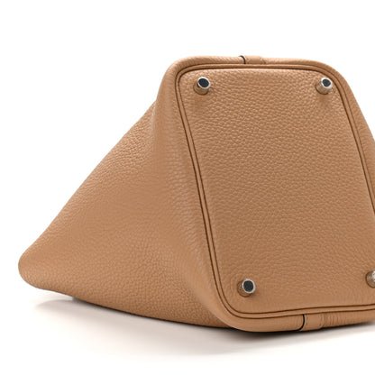 Hermes Taurillon Clemence Picotin Lock 18 PM Chai 8 of 10