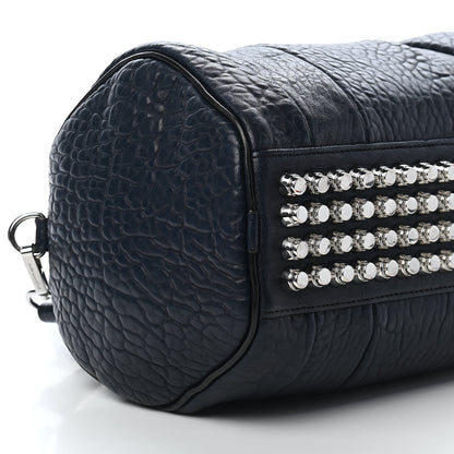 Alexander Wang Pebbled Lambskin Rockie Navy Rhodium Hardware 7 of 10