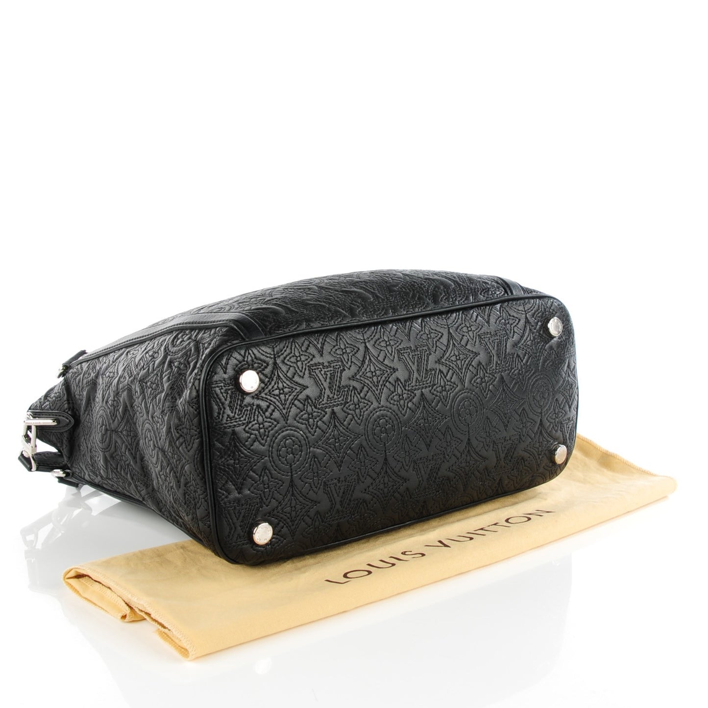Monogram Lambskin Antheia Ixia PM Black