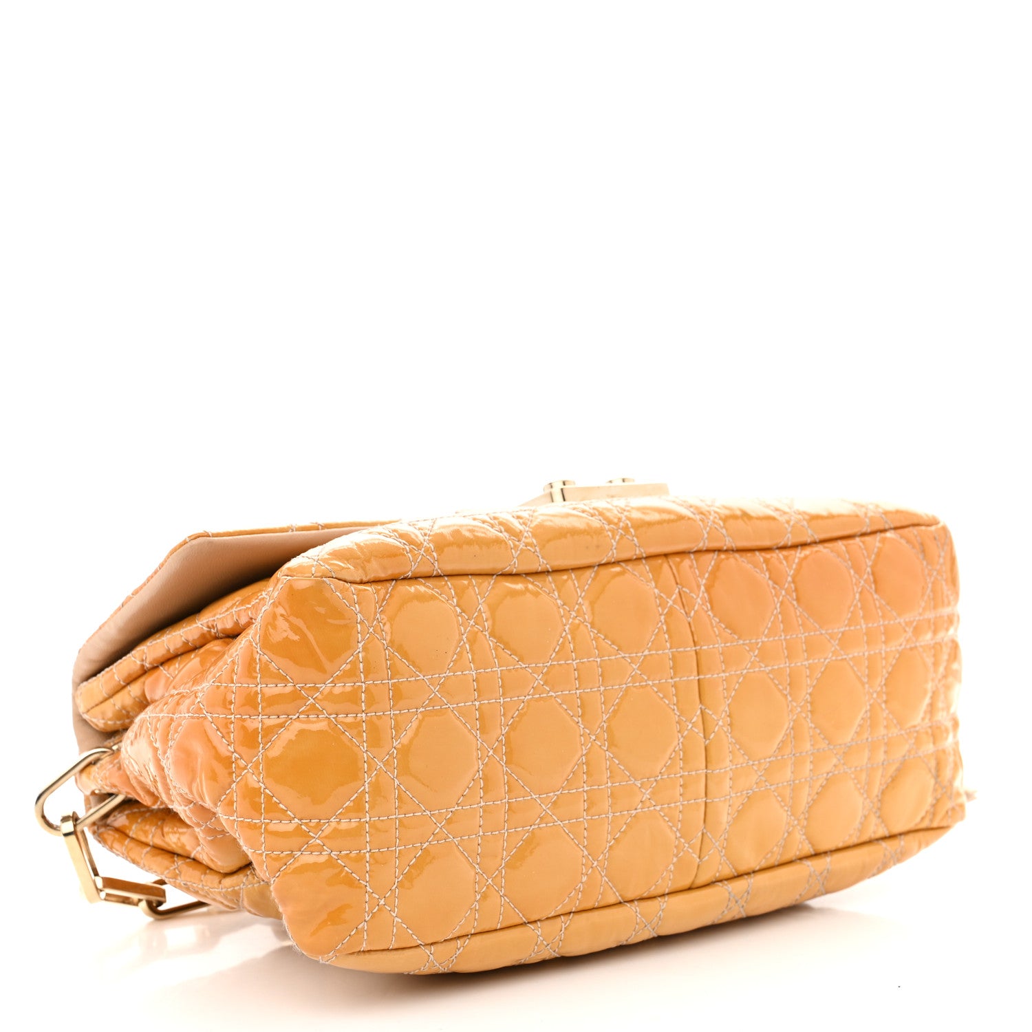Christian Dior Patent Cannage Large Miss Dior Flap Beige 4 of 12