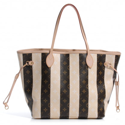 Louis Vuitton Monogram Rayures Neverfull MM 1 of 8
