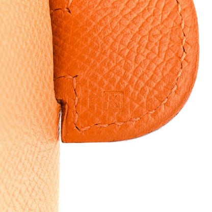 Hermes Epsom Evelyne II GM Orange 7 of 13