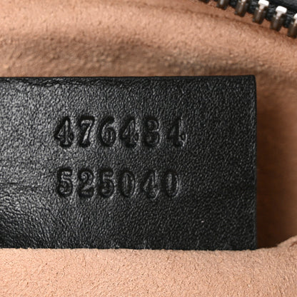 Gucci Calfskin Matelasse GG Marmont Belt Bag 85 34 Black 7 of 10