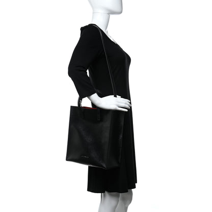 Givenchy Textured Coated Canvas Stargate Shopper Tote Black 2 of 9