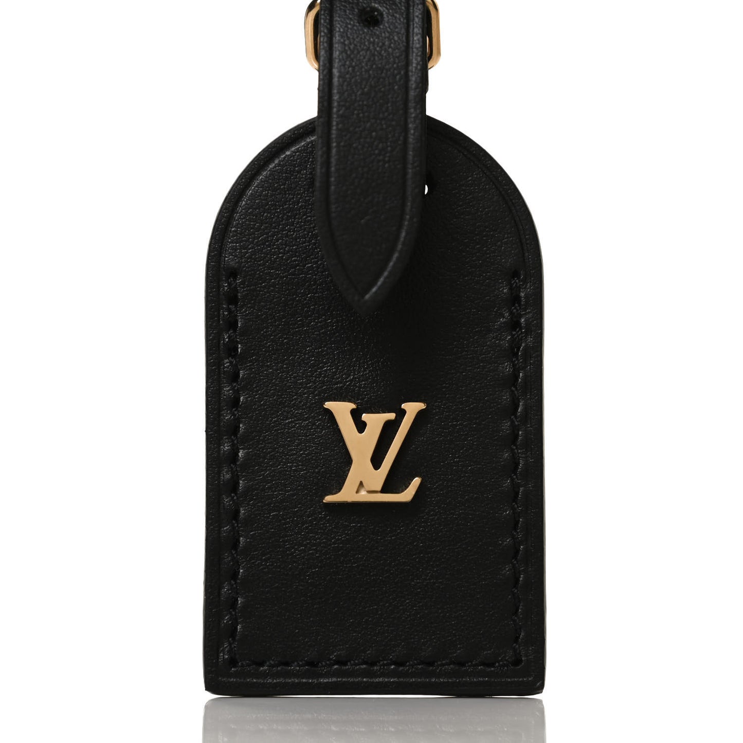 Calfskin Odeon Bag Charm Black