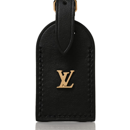 Louis Vuitton Calfskin Odeon Bag Charm Black 5 of 7