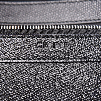 Celine Grained Calfskin Small Vertical Cabas Black 6 of 11