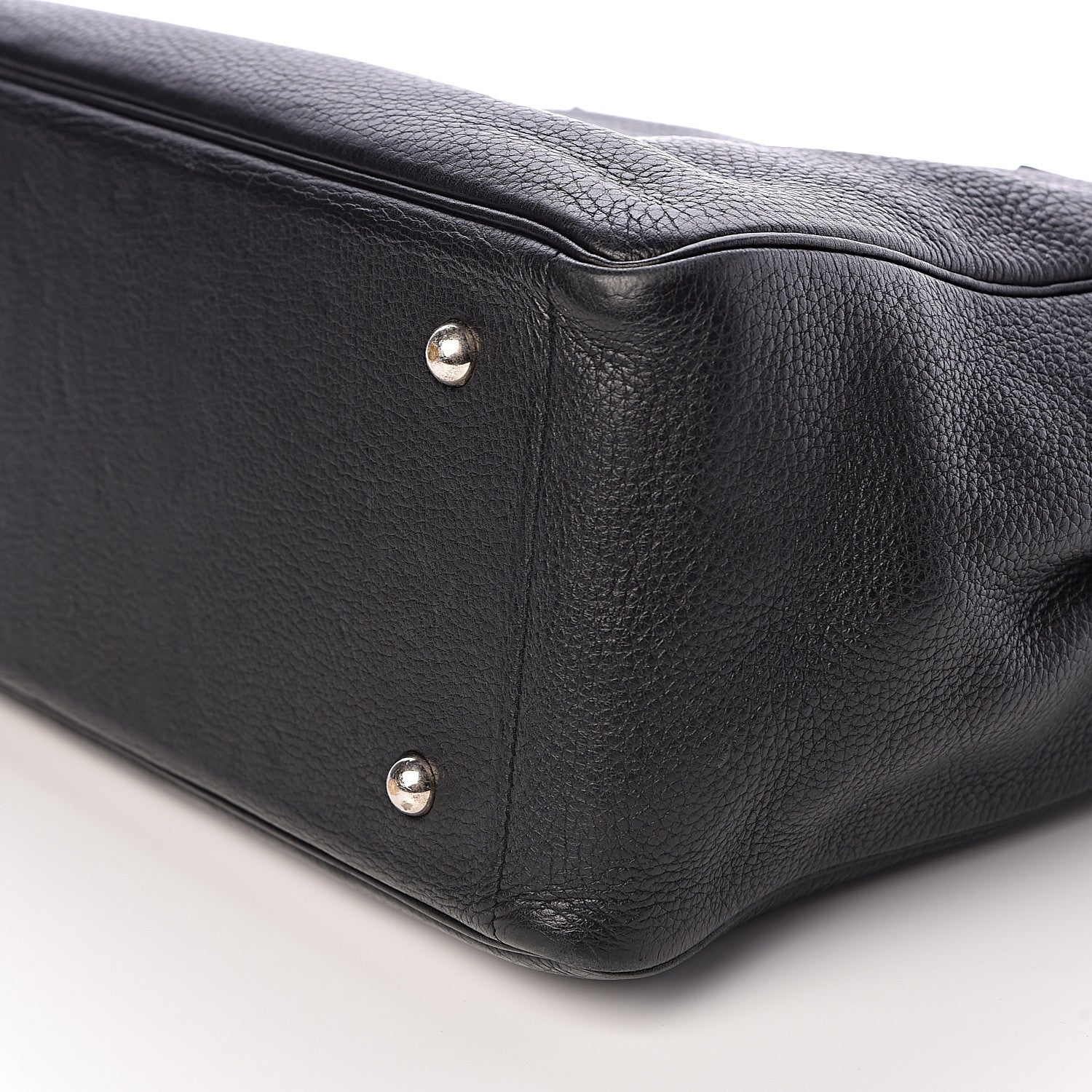 Hermes Taurillon Clemence Victoria II Cabas 32 Black 8 of 9