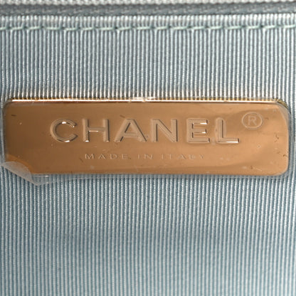 Chanel Lambskin Quilted Medium Chanel 19 Flap Light Blue 6 of 11