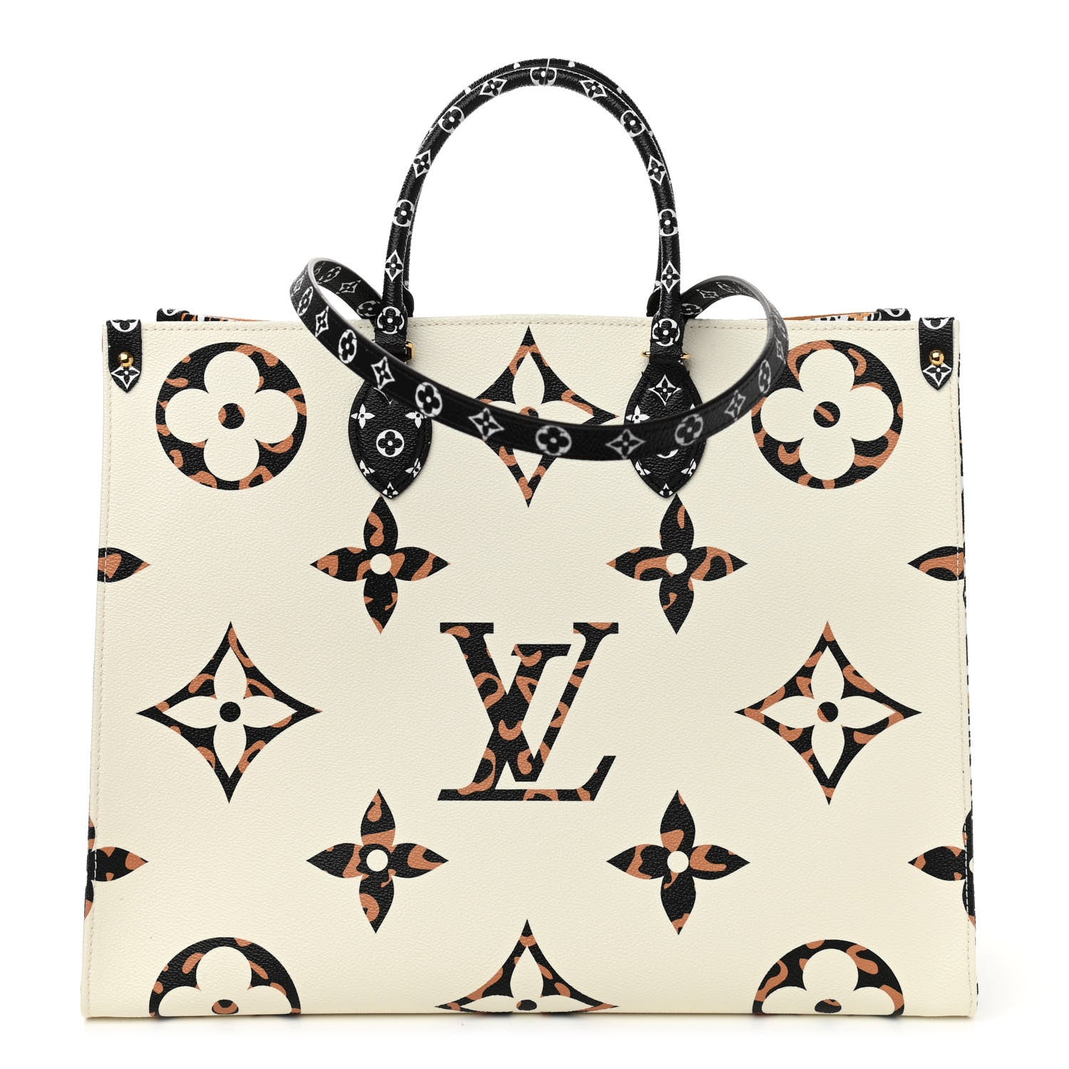 Louis Vuitton Monogram Giant Jungle Onthego GM Ivory 1 of 9