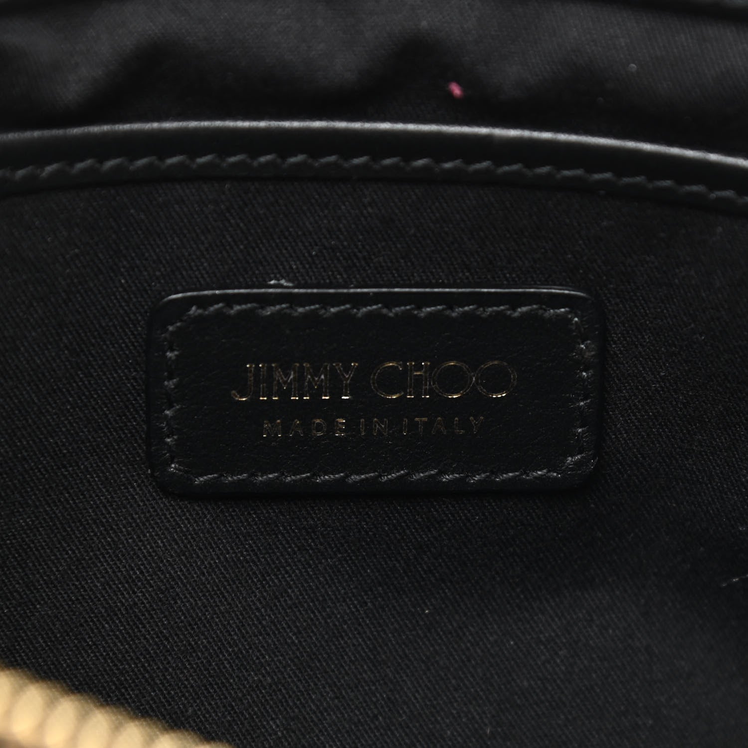 Jimmy Choo Calfskin Studded Wristlet Black 6 of 7
