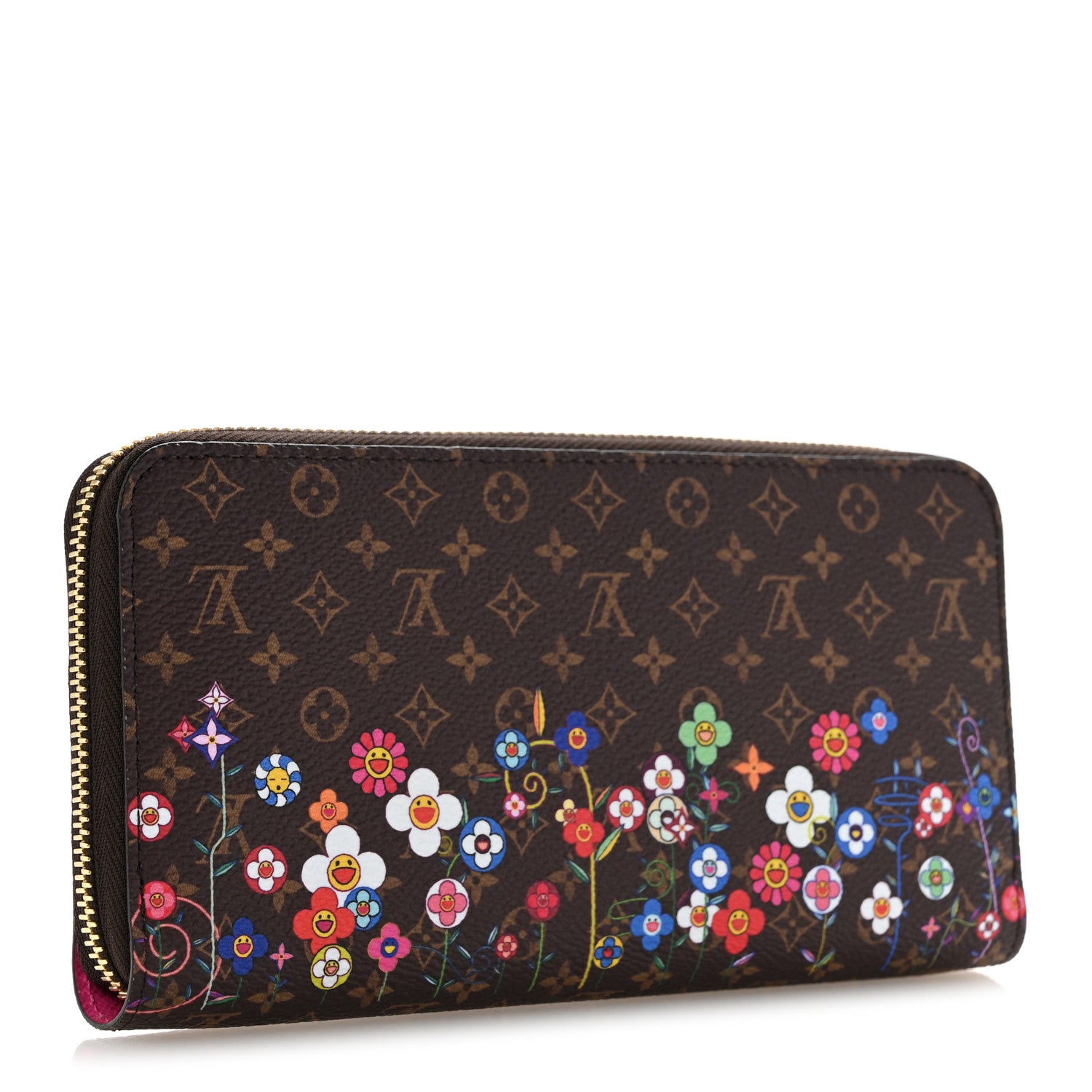 Louis Vuitton LV X TM Monogram Flowers Zippy Wallet 3 of 8